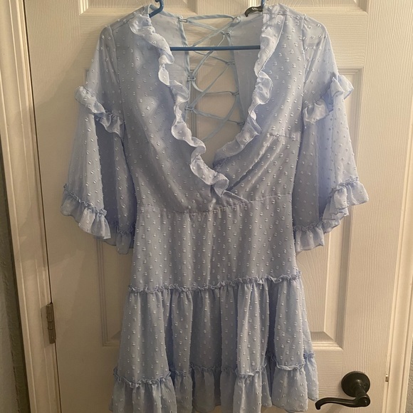 Baby Blue Dress - Picture 2 of 3